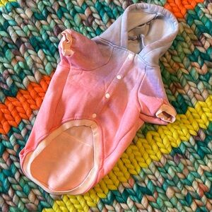 Tie dye handmade dog sweatshirt hoodie